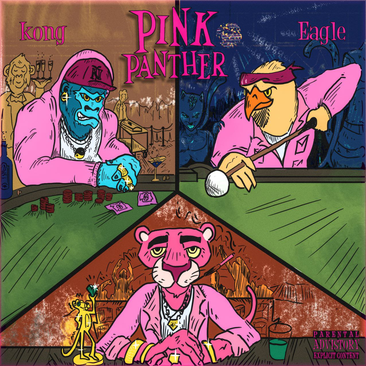 Kong & Eagle - Pink Panther